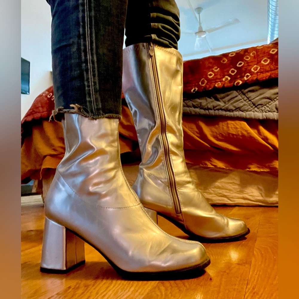 Vegan Leather Retro Boots